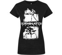 Terminator - T-shirt graffiti Genisys - Femme (2XL) (Noir) - UTNS4214 Noir G
