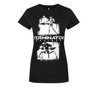 Terminator - T-shirt graffiti Genisys - Femme (NS4214)