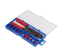 Terminaux de fil Tool d'état d'outil de terminal isolé professionnel Kit de serpent à terminal avec décapant pour les projets de câblage électrique Chrome Vanadium Steel PVC