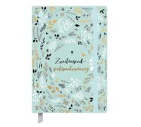 Terminkalender Campus Mint Flowers 18 Monate 2026/2027: Terminplaner 13 x 18,5 cm I Kalendarium von Oktober 2025 bis März 2027 I Platz für Notizen und Lesezeichenband