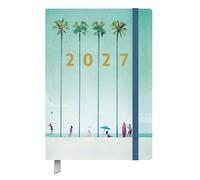 Terminkalender Campus Palmen 18 Monate 2027/2028: Terminplaner 13 x 18,5 cm I Kalendarium von Oktober 2026 bis März 2028 I Platz für Notizen und Lesezeichenband