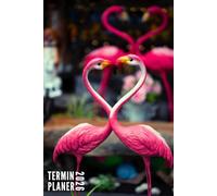 Terminplaner 2026: Flamingo - Taschenkalender | 12 Monate | Wochenplaner, Terminkalender von Januar bis Dezember 2026 Ideal für Studenten, ... | Monatsplaner, Kontaktliste, Notizen