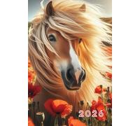 Terminplaner 2026 Pferde: Pferdekalender für Pferdefans: Buchkalender 2026 im A5-Format, Haflinger, Wochenplaner, Motivations-Terminplaner, 53 undatierte Wochen, Reflexionen für ein erfülltes Leben