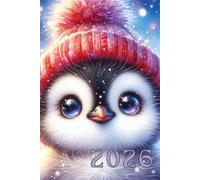 Terminplaner 2026 Pinguine: Kalender 2026 Pinguine: Buchkalender 2026 im A5-Format, Wochenplaner, Motivations-Terminkalender, 53 undatierte Wochen, Reflexionen für ein erfülltes Leben