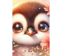 Terminplaner 2026 Pinguine: Kalender 2026 Pinguine: Buchkalender 2026 im A5-Format, Wochenplaner, Motivations-Terminkalender, 53 undatierte Wochen, Reflexionen für ein erfülltes Leben