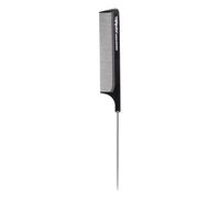 Termix Peigne professionnel en carbone à queue en métal pour mèches et coiffures, en fibre de grande résistance et durabilité, antistatique et résistant aux hautes températures