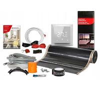 Termofol Chauffage Electrique par le Sol Set - Tapis Chauffant avec H6 Thermostat 230V - Chauffage d'appoint Puissance 80W/m2 - Surface 3 m² - Plancher Chauffant Electrique