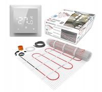 Termofol Tapis de Chauffage Sol + Thermostat Set - Surface 0.50 - Puissance 150W/m2 - Chauffage au Sol Electrique avec Thermostat H6 - Plancher Tapis Chauffant Electrique