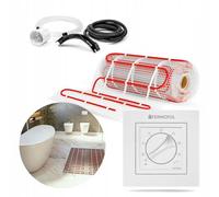 Termofol Tapis de Chauffage Sol + Thermostat Set - Surface 4.00 - Puissance 150W/m2 - Chauffage au Sol Electrique avec Thermostat H3 - Plancher Tapis Chauffant Electrique