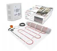 Termofol Tapis de Chauffage Sol + Thermostat Set - Surface 9 m² - Puissance 150W/m2 - Chauffage au Sol Electrique avec Thermostat H2 - Plancher Tapis Chauffant Electrique