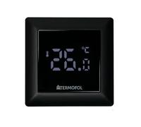 Termofol TF-H6 Thermostat Connecté pour Chauffage par Le Sol - Électrique, Programmable, Filaire - Feuille Chauffante - Noir