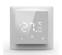 Termofol TF-H6 Thermostat Connecté pour Chauffage par Le Sol - Électrique, Programmable, Filaire - Feuille Chauffante - Blanc