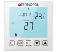 Termofol TF-WiFi Thermostat Connecté pour Chauffage par Le Sol - Électrique, Programmable, Filaire - Feuille Chauffante - Blanc