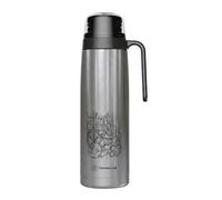 TERMOLAR - Gourde Thermos R-EVOLUTION 1L avec Bec Verseur pour Maté et Poignée | Thermos en Acier Inoxydable 304 | Rétention Thermique 20H Chaud / 36H Froid | Bouteille Isolante de Voyage (Dessin)