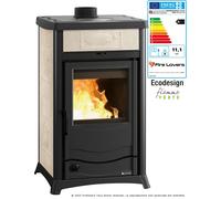 Le Nordique Termorossella Plus Evo Dsa 4.0 Chauffage Poêle Bois Art Crème 11.1KW