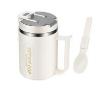 Termos Caffè - Taazza Termica in Acciaio Inossidabile Da 500 Ml Con Manico E Cannuccia, Taza Da Caffè Per La Vita Quotidiana | Taazza Da Viaggio Per Bevande Calde Perr Donna Uomo Accessorie