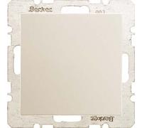 Termostato con BCU sin control manual, series berker S.1/ B.3/ B.7 de hager, blanco brillo