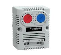 Schneider Electric Thermostat double d'armoire NSYCCOTHD 250 V 1 NO / 1 NF