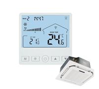 Termostato Intelligente - Termostati Programmable Domestici | Controllo Temperatura LCD Tre Velocità Soggiorno Ufficio Appartamento Garage | Termostato Intelligente A Risparmio Energetico Pannello