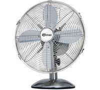 Ventilateur de table - TERMOZETA - Manchester - Pales 30 cm - Moteur 35 W - Design vintage en métal chromé