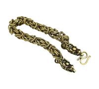TERNCOEW Accessoire élégant en forme de tête de dragon en cuivre offrant confort et durabilité pour les amateurs de mode moderne