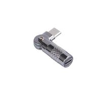 TERNCOEW Adaptateur rotatif de type C vers USB mâle - Charge rapide à 90 degrés - Transfert de données 60 W - Pour consoles de jeu - Accessoires - Solution de charge de jeu