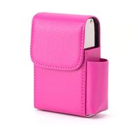TERNCOEW Boîte de rangement en cuir PU anti-rayures avec support pour cartes de nom, étui en cuir pour femme et homme, avec support, taille standard, vintage, Multicolore