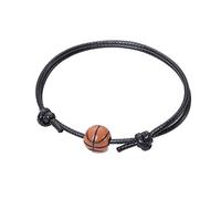 TERNCOEW Bracelets de football réglables avec breloque sur le thème du sport, cordon d'amitié tressé bijoux football pour fête d'enfants, taille unique, Comme décrit