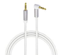 TERNCOEW Câble d'extension 3,5 mm mâle vers mâle coudé à 90 degrés pour casque de voiture, tablettes