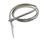 TERNCOEW Chaîne serpent tendance - Ceinture élégante - Accessoire de taille - Convient pour diverses occasions - Multifonctionnel - Métal