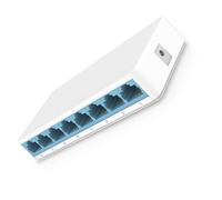 TERNCOEW Commutateurs réseau Ethernet 8 ports 10/100 Mbps pour la maison et le bureau Design Plug and Play Commutateurs de réseau silencieux sans ventilateur