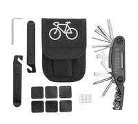 TERNCOEW Ensemble d'outils de réparation de pneus de vélos portables multifonctions pour l'entretien des crevaisons avec entretien, réparation portable