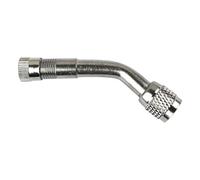 TERNCOEW Extension de valves de pneu en cuivre avec 3 angles pour moto, voiture, vélo avec rallonge de robinet d'air en cuivre