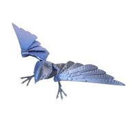 TERNCOEW Figurine d'hirondelle articulée flexible imprimée en 3 dimensions - Jouet exquis pour animal de compagnie - Ornement de bureau pour animal de compagnie