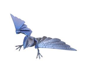 TERNCOEW Figurine d'hirondelle articulée flexible imprimée en 3 dimensions - Jouet exquis pour animal de compagnie - Ornement de bureau pour animal de compagnie