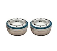 TERNCOEW Haut-parleurs dynamiques HiFi à double chambre 10 mm avec diaphragme en bérylliums pour une reproduction sonore claire du film bérylliums transducteur sonore