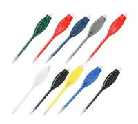 TERNCOEW Lot de 10 crayons multicolores pour cartes de score de golf avec gommes, accessoires de sport, aide à l'entraînement de golf, crayons portables de tournoi de golf