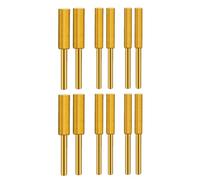 TERNCOEW Lot de 12 limes diamantées pour chaîne de tronçonneuse - 12 têtes d'affûtage diamant pour tronçonneuse