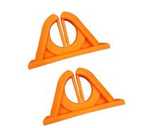 TERNCOEW Lot de 2 supports de fixation murale pour canne à pêche