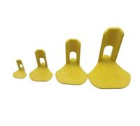TERNCOEW Lot de 4 attelles de jambe de poulet pour oiseaux blessés - Attelle pour la récupération des volailles - Accessoire facile à utiliser