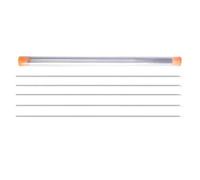 TERNCOEW Lot de 5 aiguilles d'appât pour forage creux en acier inoxydable