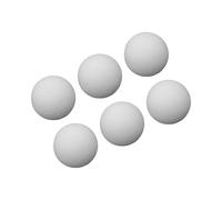 TERNCOEW Lot de 6 balles de baby-foot rondes résistantes à l'usure Accessoires de football durables Accessoires de table pour enfants