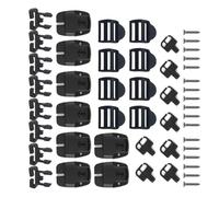 TERNCOEW Lot de 8 colliers de serrage robustes pour couverture de spa avec système de verrouillage réglable pour jacuzzi coupe-vent