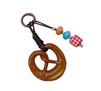 TERNCOEW Porte-clés créatif bretzel au chocolat et pain élégant pour sac portable pour un transport facile, Eau alcaline