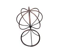 TERNCOEW Présentoir multifonction robuste en fer pour chapeaux et perruques avec base stable pour usage domestique ou commercial