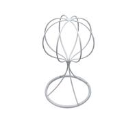 TERNCOEW Présentoir multifonction robuste en fer pour chapeaux et perruques avec base stable pour usage domestique ou commercial