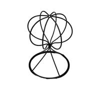 TERNCOEW Présentoir multifonction robuste en fer pour chapeaux et perruques avec base stable pour usage domestique ou commercial