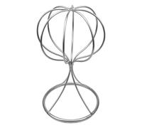 TERNCOEW Présentoir multifonction robuste en fer pour chapeaux et perruques avec base stable pour usage domestique ou commercial