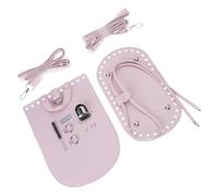 TERNCOEW Sac à dos en crochet pour fabrication de sac à main, bandoulière réglable, base en cuir PU, ensemble pour femme, cadeau artisanal, fournitures de sac à crochet fait à la main, a, One Size