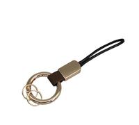 TERNCOEW Support doux finition mate avec boucle en zinc amovible et porte-clés pratique avec anneaux de fixation de bracelet tendance, z, Gold-color